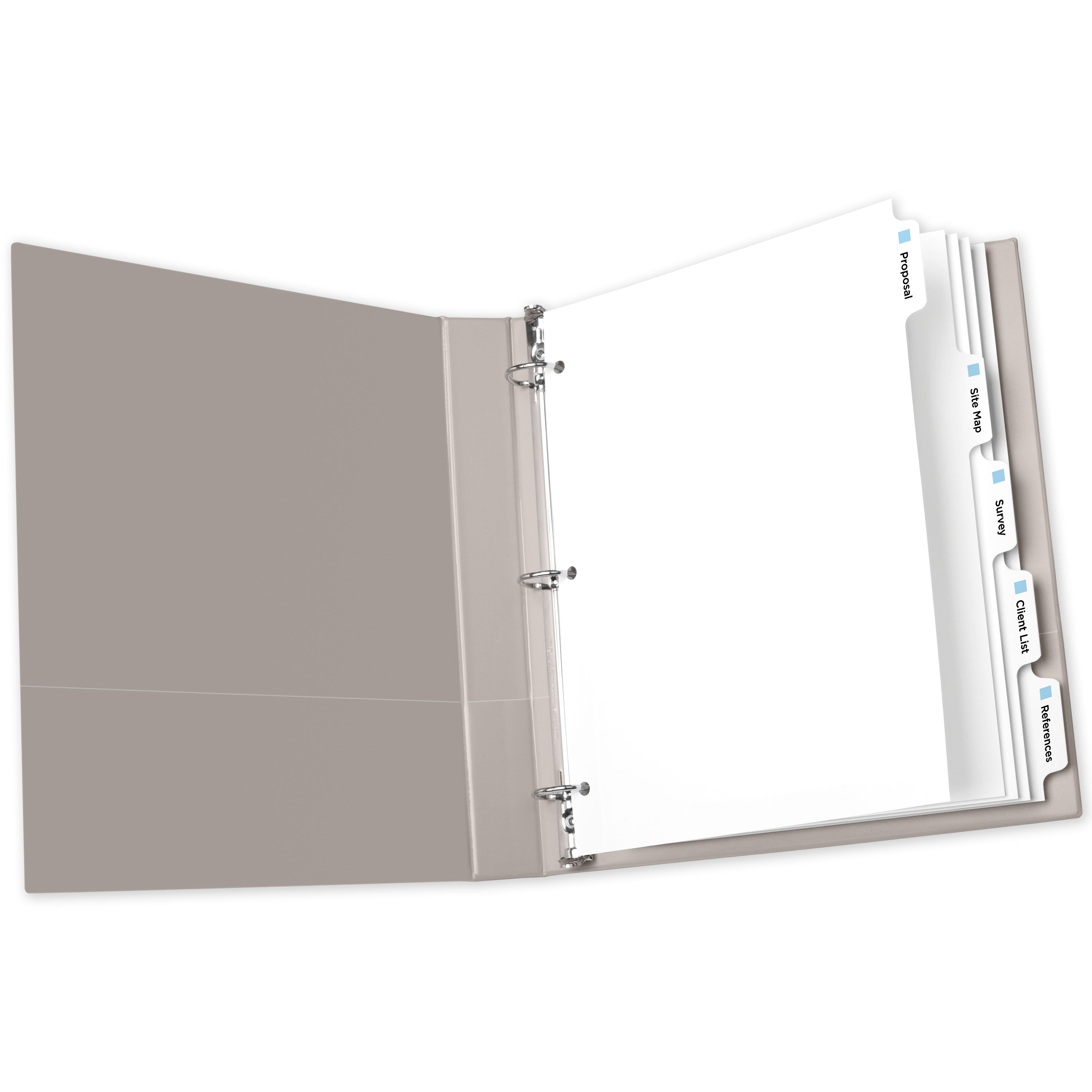 エリ ページ 5-Tab Dividers for Copiers, 30 Sets 20406 | Avery